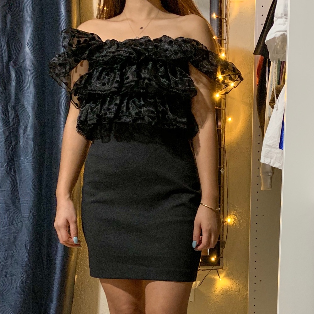 Zara brand new off-the-shoulder dress